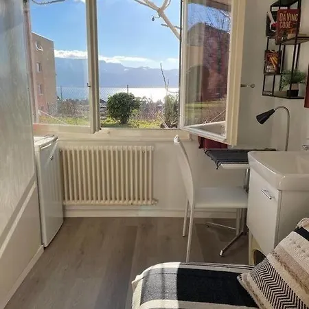 Independent Room With Stunning View In Pully Gasthof